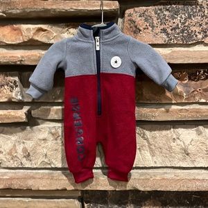 Converse Color Block Fleece Romper